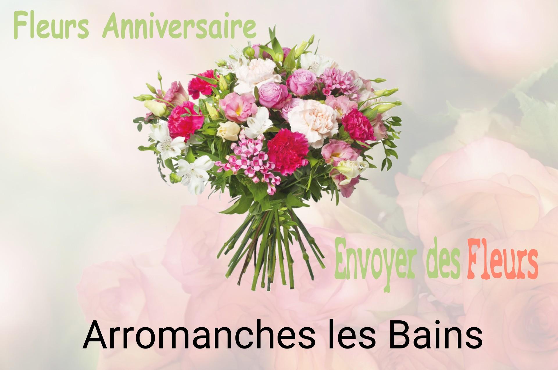 Bouquet de fleurs d’anniversaire livré à Arromanches-les-Bains