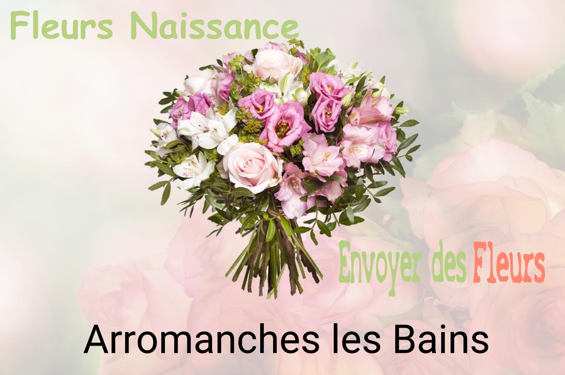 Bouquet de fleurs de naissance livré à Arromanches-les-Bains