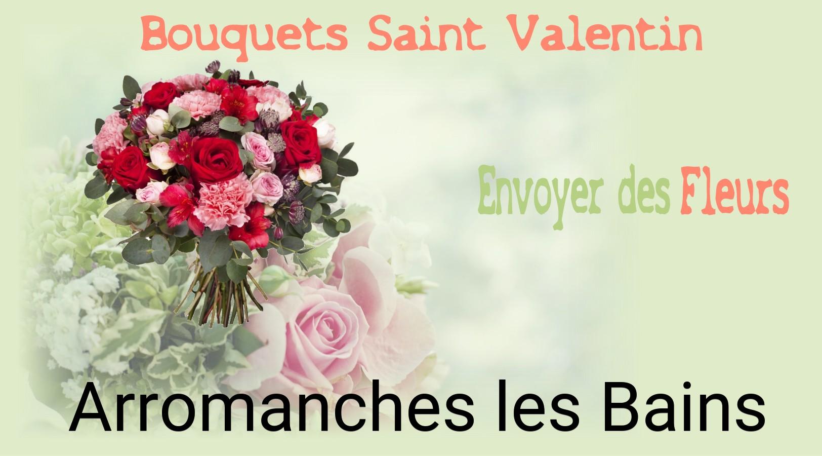 Roses de Saint-Valentin livrées à Arromanches-les-Bains
